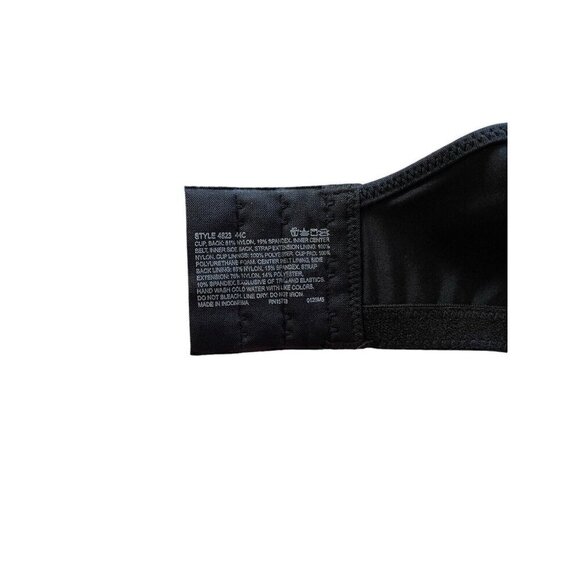 Bali Smoothing TS Tru Support Black Lace Underwire Bra Size 44C NWT - Picture 6 of 6
